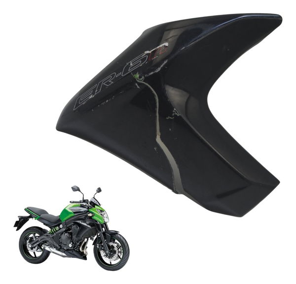 Carenagem Lateral Esq C/ Avaria Kawasaki Er 6n 13-17 Orig Preto Carenagem Lateral Esq C/ Avaria Kawasaki Er 6n 13-17 Orig Preto