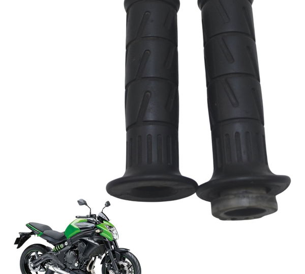Par Manoplas Kawasaki Er 6n 13-17 Original Preto