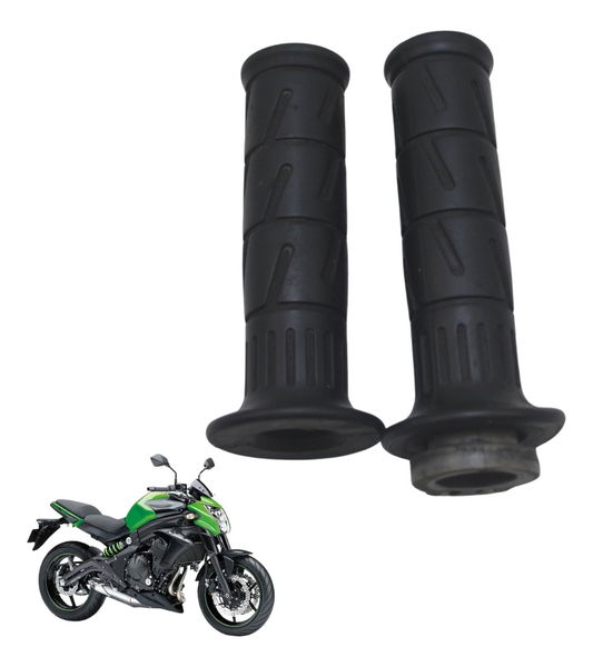 Par Manoplas Kawasaki Er 6n 13-17 Original Preto Par Manoplas Kawasaki Er 6n 13-17 Original Preto