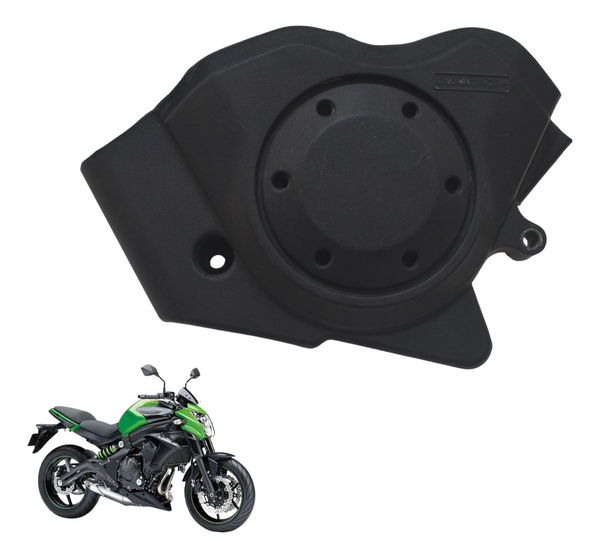 Tampa Pinhão Kawasaki Er 6n 13-17 Original Preto Tampa Pinhão Kawasaki Er 6n 13-17 Original Preto