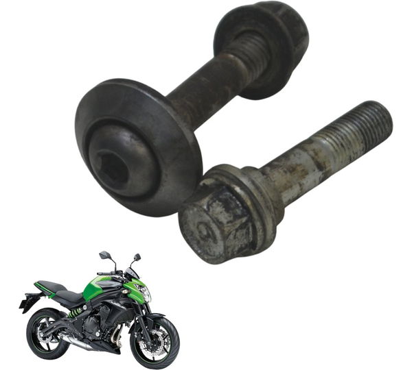 Par Parafuso Amortecedor Traseiro Kawasaki Er 6n 13-17 Orig