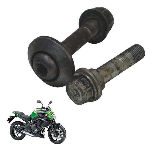 Par Parafuso Amortecedor Traseiro Kawasaki Er 6n 13-17 Orig Par Parafuso Amortecedor Traseiro Kawasaki Er 6n 13-17 Orig
