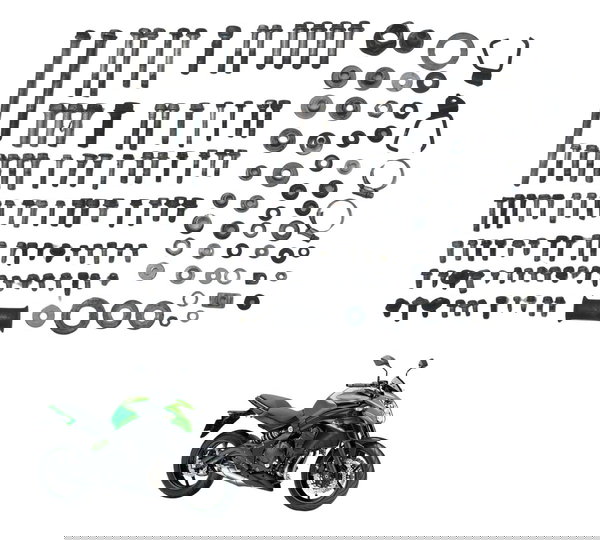 Kit Parafusos Diversos Kawasaki Er 6n 13-17 Original