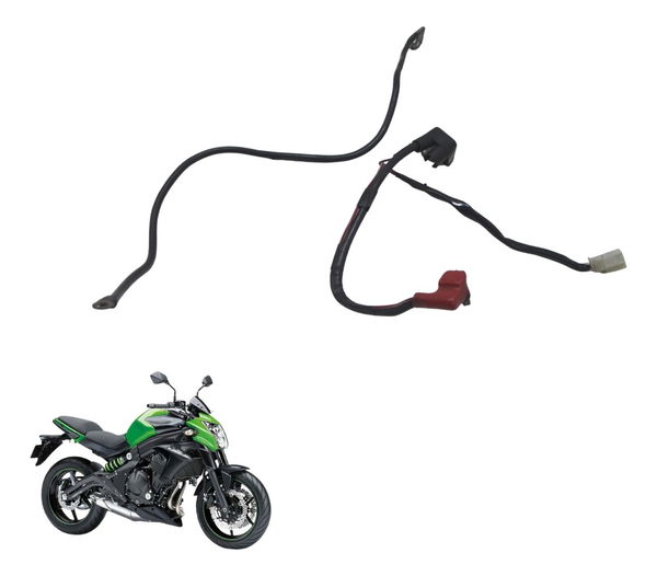Cabo +/- Bateria Kawasaki Er 6n 13-17 Original Cabo +/- Bateria Kawasaki Er 6n 13-17 Original