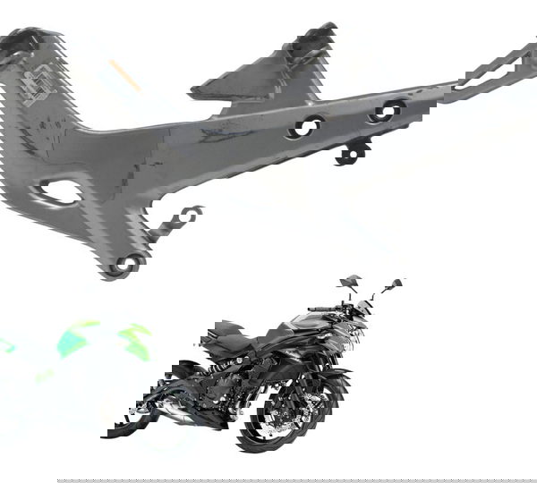 Suporte Pedaleira Esquerda Kawasaki Er 6n 13-17 Original Cinza