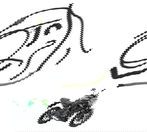 Kit Mangueiras Kawasaki Er 6n 13-17 Original