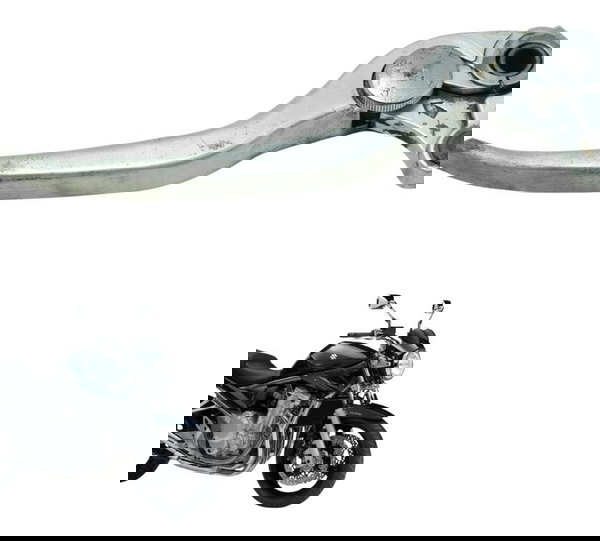 Manete Embreagem C/avaria Suzuki Gsx Bandit 650n 09-11 Origi Cinza