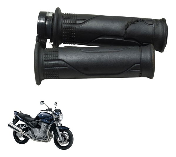 Par Manopla C/ Avaria Suzuki Gsx Bandit 650n 09-11 Original Preto