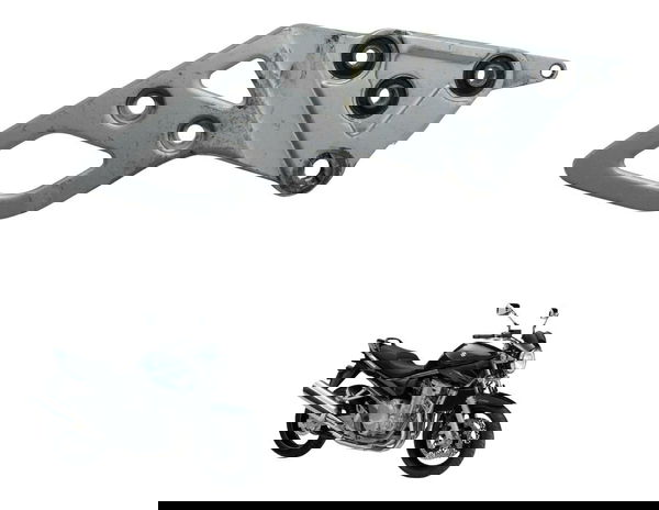 Suporte Pedaleira Diant Dir Suzuki Gsx Bandit 650n 09-11 Cinza