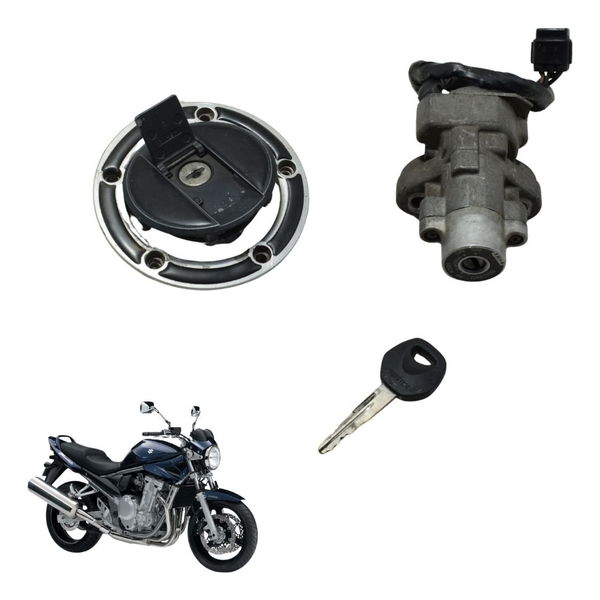 Kit Chave Ignição Suzuki Gsx Bandit 650n 09-11 Original Kit Chave Ignição Suzuki Gsx Bandit 650n 09-11 Original