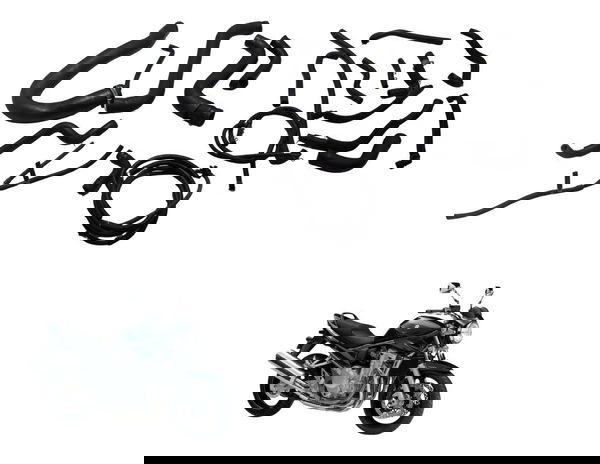 Kit Mangueiras Suzuki Gsx Bandit 650n 09-11 Original Kit Mangueiras Suzuki Gsx Bandit 650n 09-11 Original