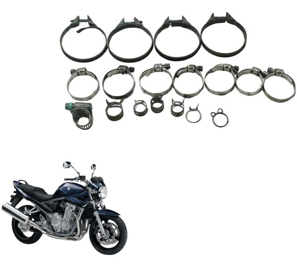 Abraçadeiras Diversas Suzuki Gsx Bandit 650n 09-11 Original