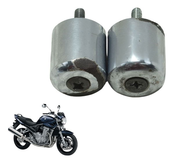 Par Peso Guidão C/detal Suzuki Gsx Bandit 650n 09-11 Origina Par Peso Guidão C/detal Suzuki Gsx Bandit 650n 09-11 Origina