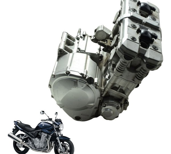 Motor Compl Nfe Baixa Base Troc Suzuki Gsx Bandit 650n 09-11