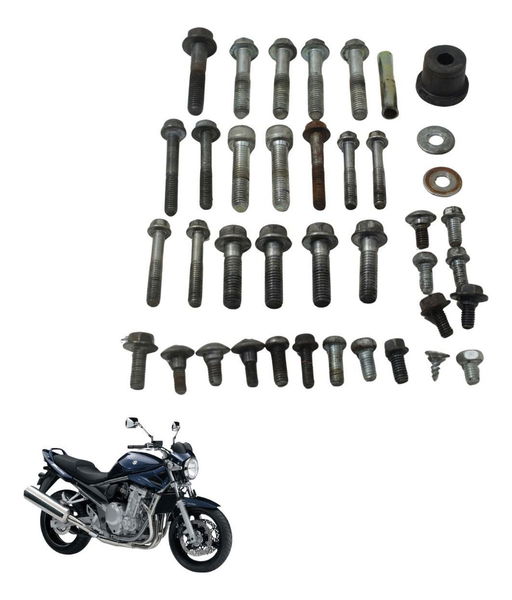 Kit Parafusos Diversos Suzuki Gsx Bandit 650n 09-11 Original Kit Parafusos Diversos Suzuki Gsx Bandit 650n 09-11 Original
