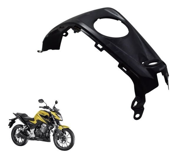Carenagem Central Tanque Honda Cb 300f Twister 23-24 Origina Preto Carenagem Central Tanque Honda Cb 300f Twister 23-24 Origina Preto