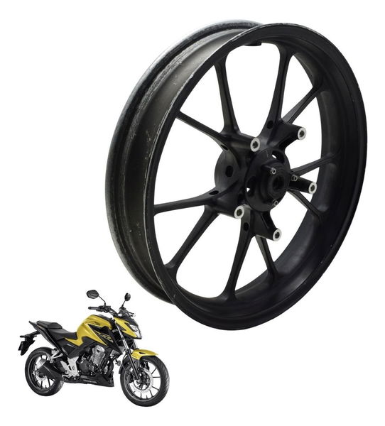 Roda Dianteira Honda Cb 300f Twister 23-24 Original Preto