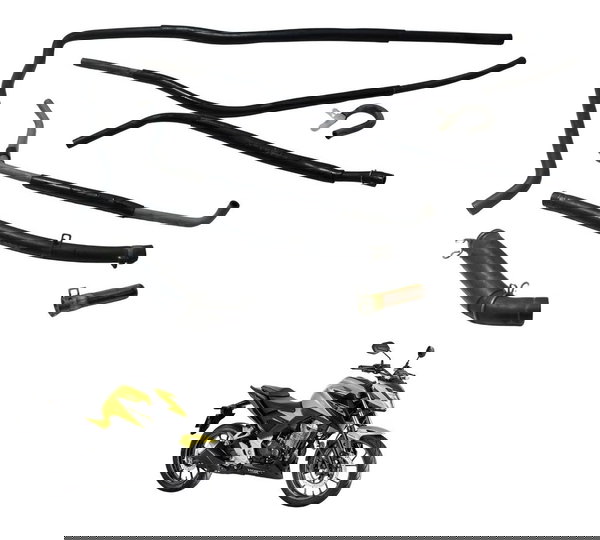 Kit Mangueiras Honda Cb 300f Twister 23-24 Original