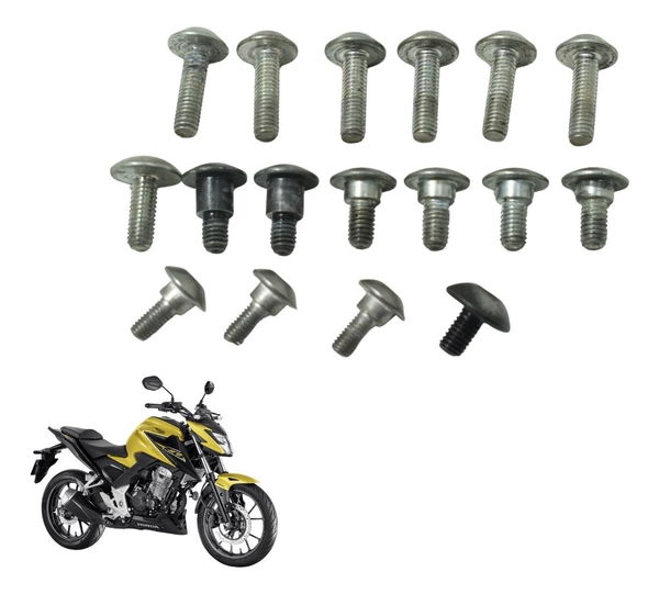Kit Parafuso Carenagem Honda Cb 300f Twister 23-24 Original