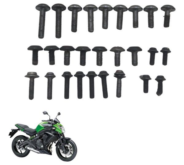 Kit Parafuso Carenagem Diversos Kawasaki Er 6n 13-17 Orig