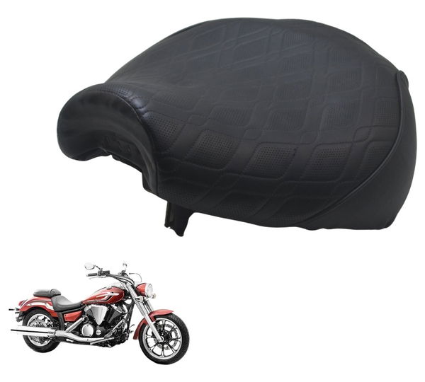 Banco Dianteiro Recapado Yamaha Xvs 950 Midnight 09-16 Preto