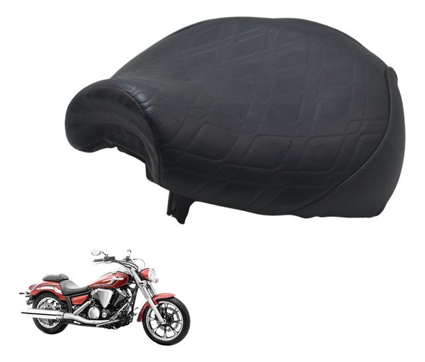 Banco Dianteiro Recapado Yamaha Xvs 950 Midnight 09-16 Preto Banco Dianteiro Recapado Yamaha Xvs 950 Midnight 09-16 Preto