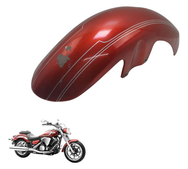 Paralama Diant C/ Avaria Yamaha Xvs 950 Midnight 09-16 Orig