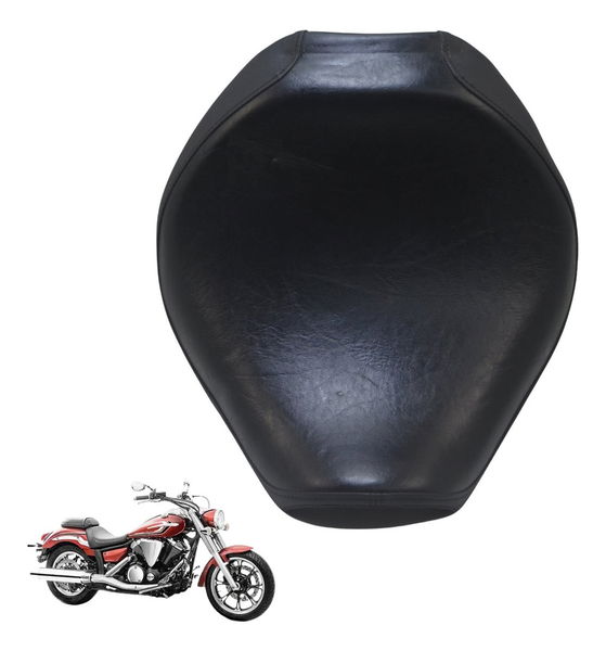 Banco Diant C/ Detalhes Yamaha Xvs 950 Midnight 09-16 Orig Preto Banco Diant C/ Detalhes Yamaha Xvs 950 Midnight 09-16 Orig Preto