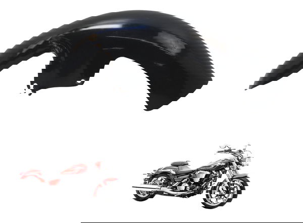 Paralama Tras C/ Avaria Yamaha Xvs 950 Midnight 09-16 Orig Paralama Tras C/ Avaria Yamaha Xvs 950 Midnight 09-16 Orig