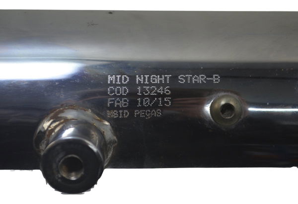 Ponteira Customer C/ Detalhes Yamaha Xvs 950 Midnight 09-16