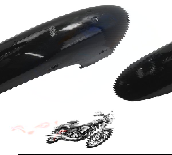 Paralama Tras C/ Detalhes Yamaha Xvs 950 Midnight 09-16 Orig