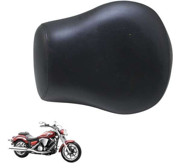 Banco Traseir C/ Detalhes Yamaha Xvs 950 Midnight 09-16 Orig Preto