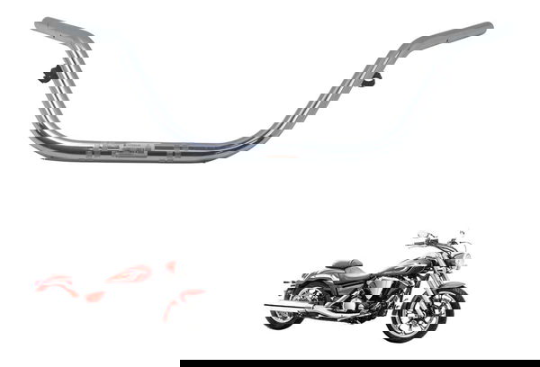 Guidão Empenado Yamaha Xvs 950 Midnight 09-16 Original Guidão Empenado Yamaha Xvs 950 Midnight 09-16 Original