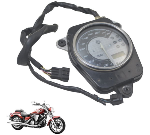 Painel (73.678km) Yamaha Xvs 950 Midnight 09-16 Original