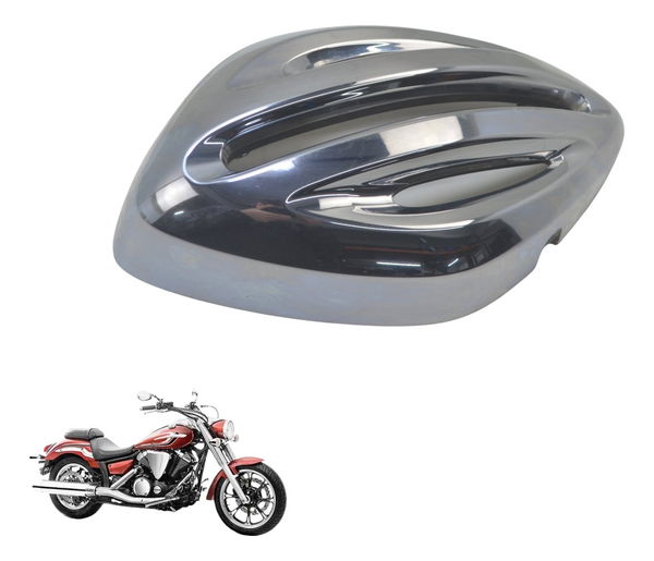 Acabamento Filtro Ar Late Esq Yamaha Xvs 950 Midnight 09-16 Acabamento Filtro Ar Late Esq Yamaha Xvs 950 Midnight 09-16