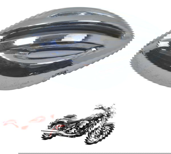 Acabamento Filtro Ar Esq Avar Yamaha Xvs 950 Midnight 09-16
