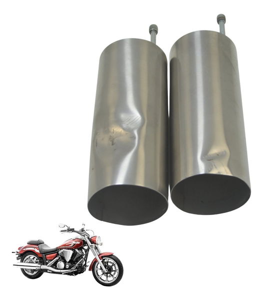 Acabamento Inf Bengala C/detal Yamaha Xvs 950 Midnight 09-16 Acabamento Inf Bengala C/detal Yamaha Xvs 950 Midnight 09-16