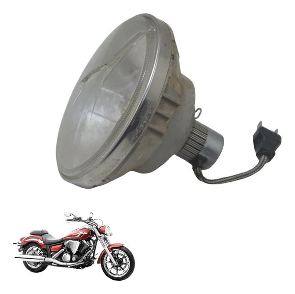 Bloco Óptico Farol Avaria Yamaha Xvs 950 Midnight 09-16 Orig Bloco Óptico Farol Avaria Yamaha Xvs 950 Midnight 09-16 Orig