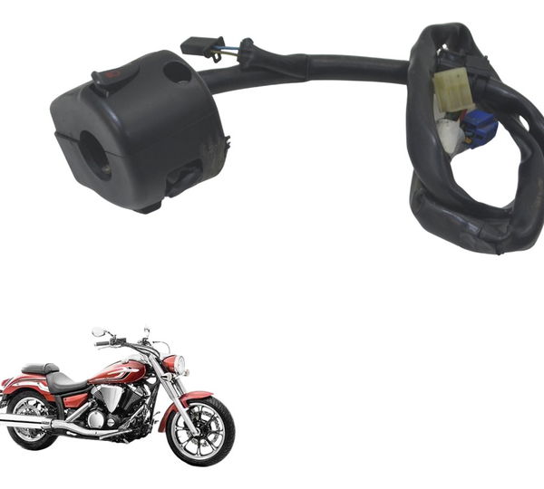 Chave Punho Luz C/ Avaria Yamaha Xvs 950 Midnight 09-16 Orig