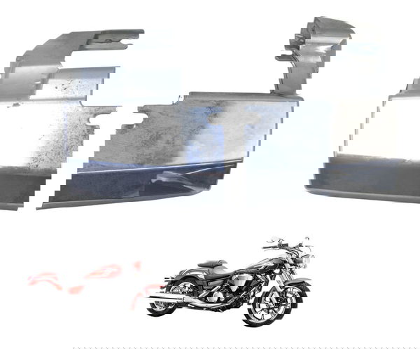 Par Acabamento Tampa Cabeçote Yamaha Xvs 950 Midnight 09-16