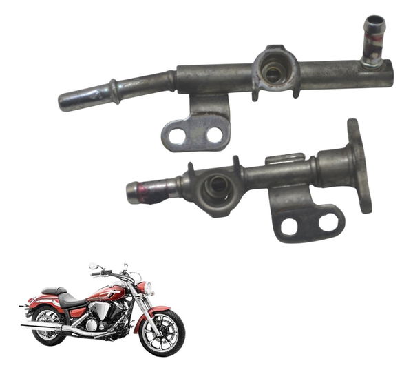 Par Flauta Injeção Yamaha Xvs 950 Midnight 09-16 Original