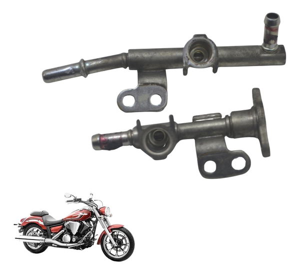 Par Flauta Injeção Yamaha Xvs 950 Midnight 09-16 Original