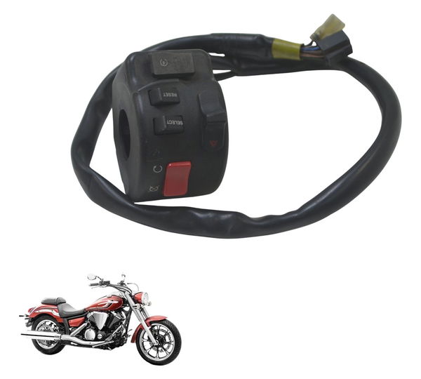 Chave Punho Partida Yamaha Xvs 950 Midnight 09-16 Original