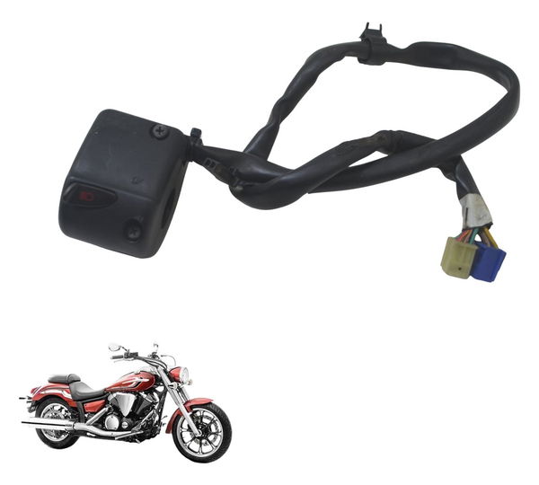 Chave Punho Luz Yamaha Xvs 950 Midnight 09-16 Original