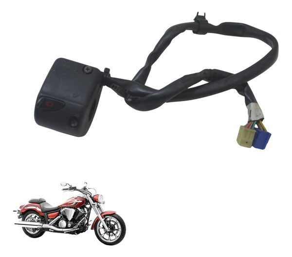 Chave Punho Luz Yamaha Xvs 950 Midnight 09-16 Original