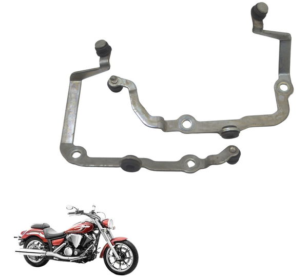 Suporte Paralama Diant Yamaha Xvs 950 Midnight 09-16 Orig Cinza