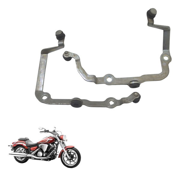 Suporte Paralama Diant Yamaha Xvs 950 Midnight 09-16 Orig Cinza
