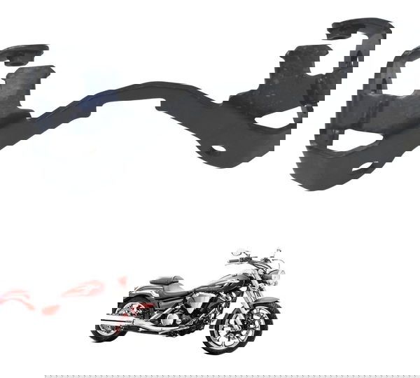 Suporte Pisca Traseiro Yamaha Xvs 950 Midnight 09-16 Orig Preto