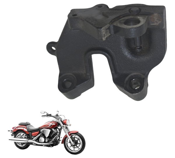 Suporte Pedal Descanso Lateral Yamaha Xvs 950 Midnight 09-16 Preto