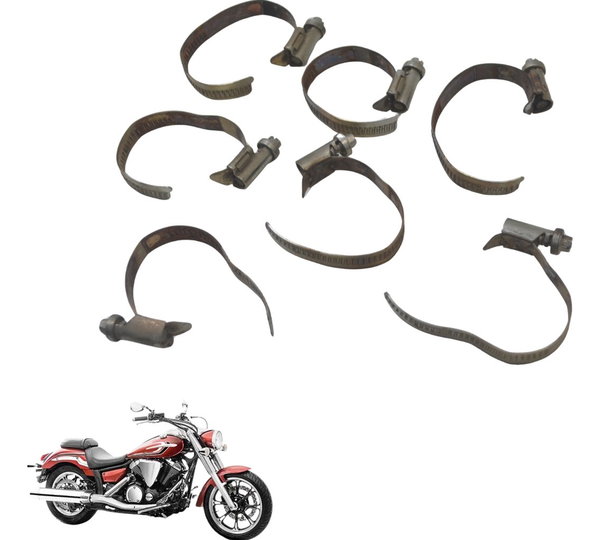 Kit Abraçadeira Yamaha Xvs 950 Midnight 09-16 Original